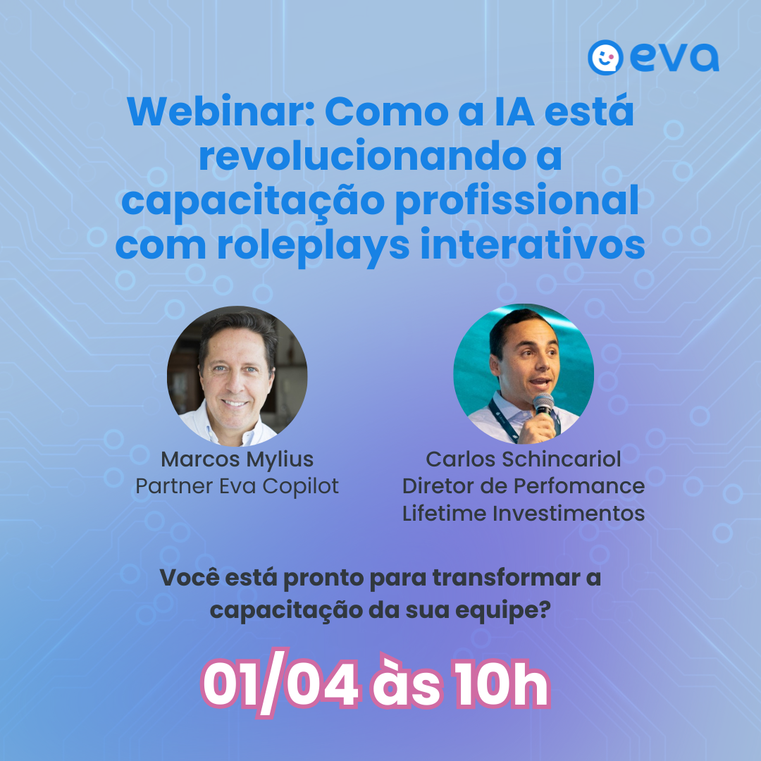 Webinar: Como a Inteligência Artificial Está Revolucionando a Capacitação Profissional com Roleplays Interativos